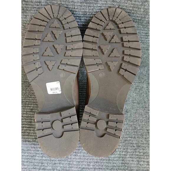 Lane Bryant Loafer Shoes Size 11W Dream Cloud Brown Lug Sole Platform Block Heel - Picture 7 of 8